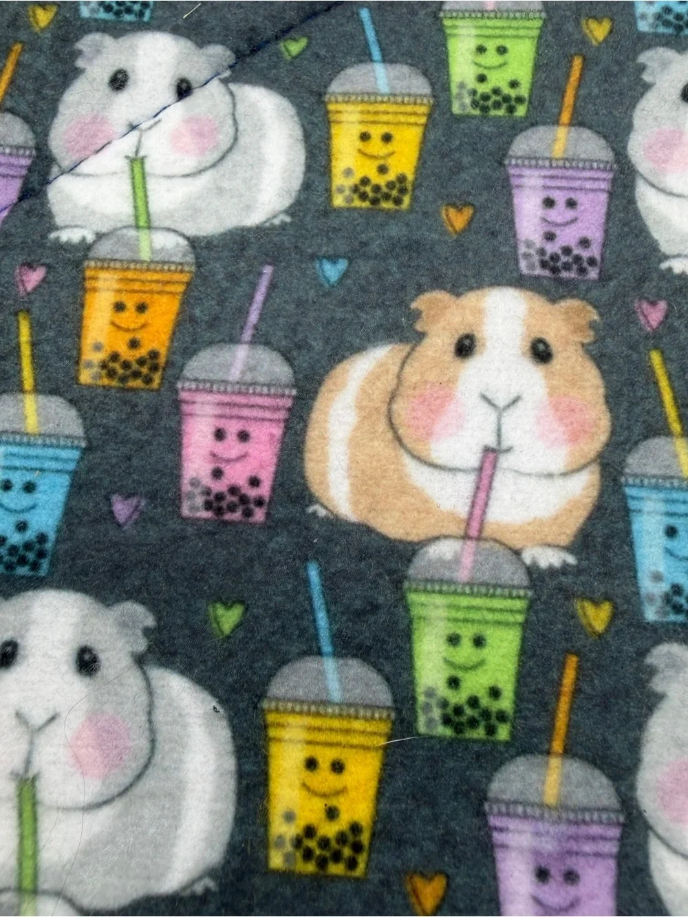 Guinea Pig P Piddle Pads Reversible Fleece 12” Pair Lot 2 Boba